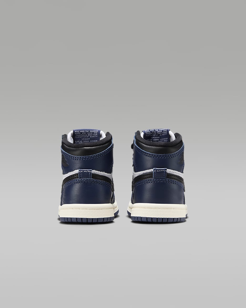 Jordan 1 Retro High OG Midnight Navy Baby Toddler Shoes. Nike
